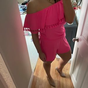 LILLY PULITZER // Pink Tassel Romper